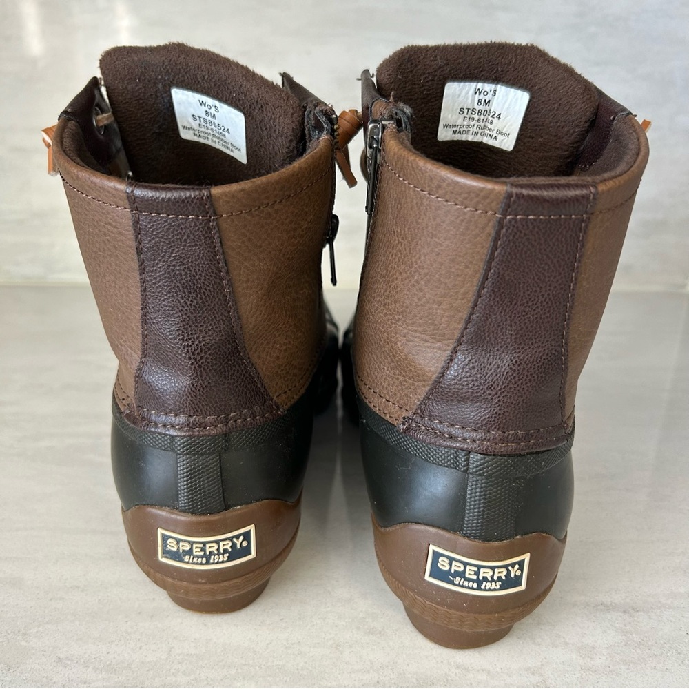 Sperry Waterproof Brown Boots - Picture 3 of 7